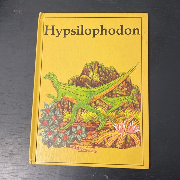 Vintage Rourke Dinosaur Library 7 Books Yellow Orange Peach Decorative Bookshelf - Picture 11 of 16